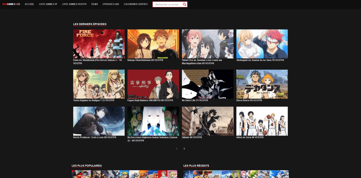 🏆 Meilleurs sites de streaming d'anime VOSTFR/VF