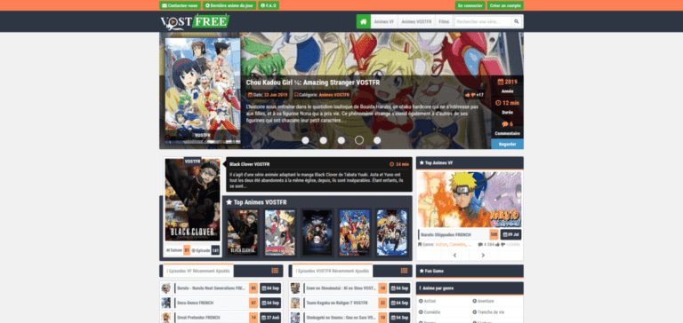 🏆 Meilleurs sites de streaming d'anime VOSTFR/VF