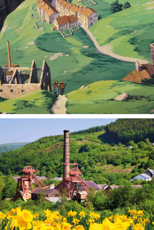 Vallée de Rhondda – Pays de Galles – Le Château dans le ciel