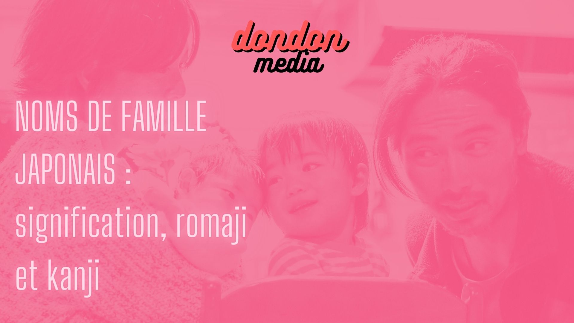 Nom De Famille Japonais Et Signification