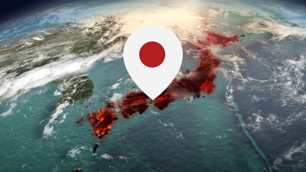 japon vue satellite covid