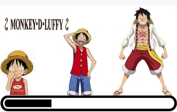 évolution de Luffy