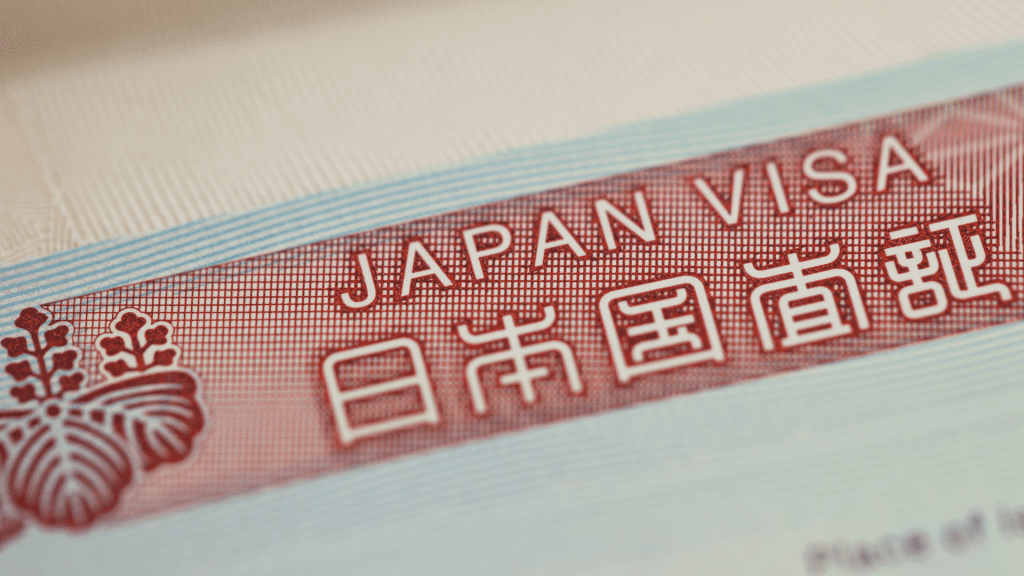 liste visa pour aller au Japon