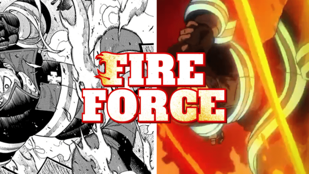 Correspondances manga anime Fire Force