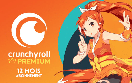 Abonnement de 12 mois à Crunchyroll Premium soldes