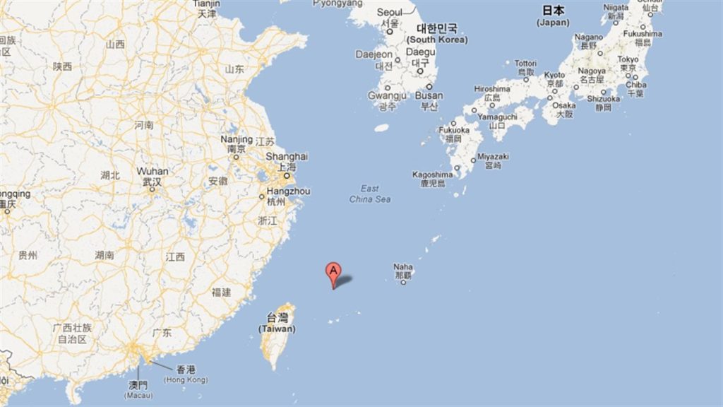 îles Senkaku 尖閣諸島 carte