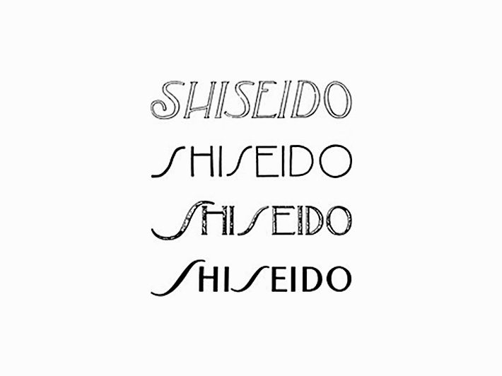 shiseido logo évolution