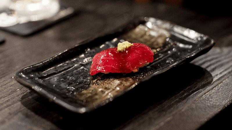 test sushi thon rouge maguro japonais
