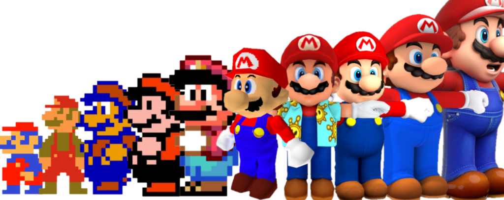 Chronologie jeux vidéo Mario