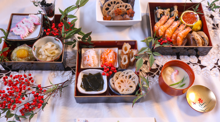 osechi plats traditionnels du Nouvel An japonais
