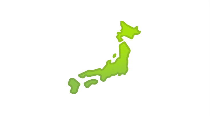 emoji carte du Japon