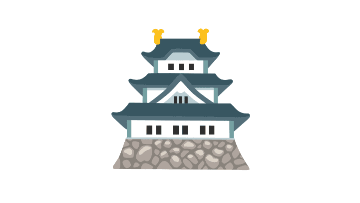 Emoji château Japonais