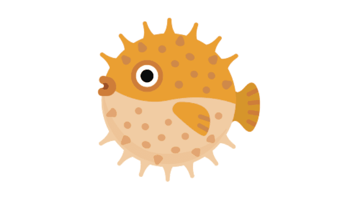 Emoji Fugu poisson globe
