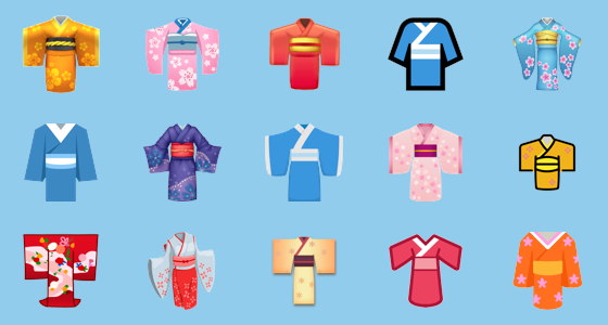 Emoji kimono
