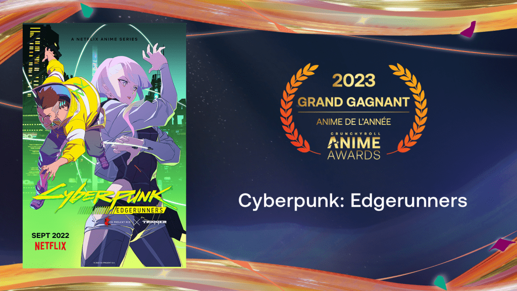 anime de l'année 2023 cyberpunk edgerunners