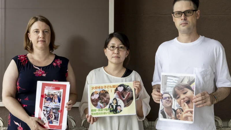 victimes d'enfants kidnappés japon