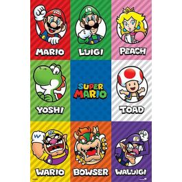 personnages mario poster