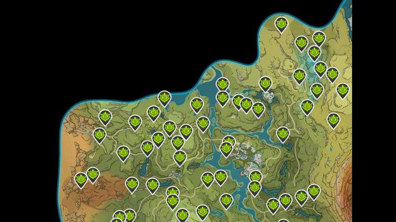 🗺️ Genshin Impact : Cartes complètes (téléporteurs, sanctuaires ...