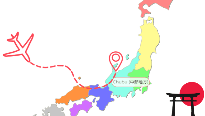 Région de Chubu japon