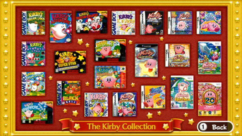 Liste des jeux Kirby