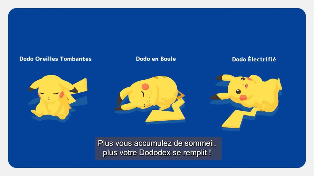 Pokémon Sleep dododex liste