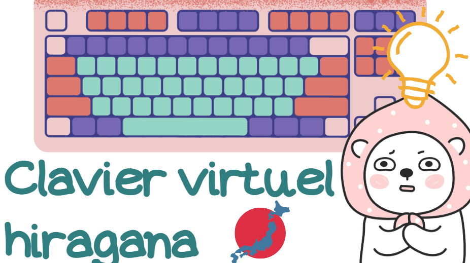 Clavier hiragana japonais en ligne