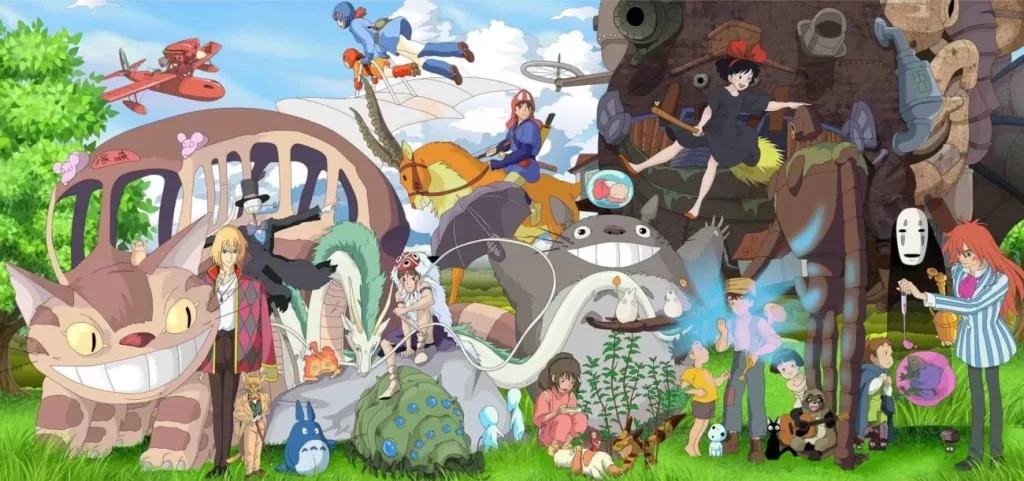 personnages emblématiques de l'univers Ghibli