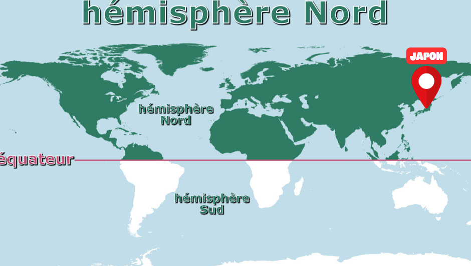 japon Hémisphère Nord