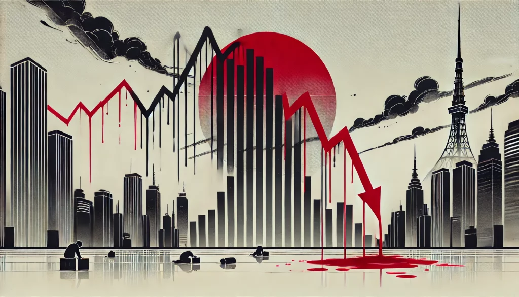 Chute Historique de la Bourse Japonaise