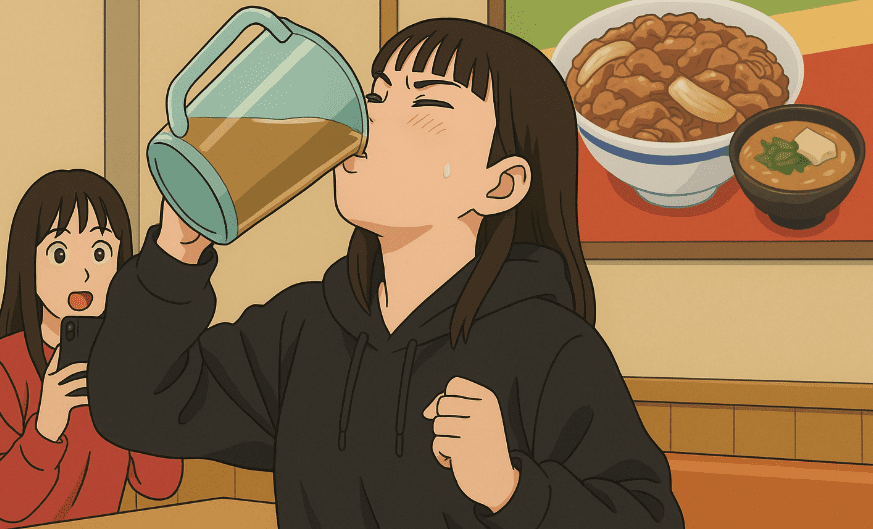 cringe “food terrorism” Sukiya