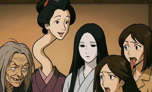 yokai féminins du Japon