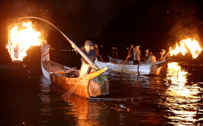 pêche au cormoran à Gifu