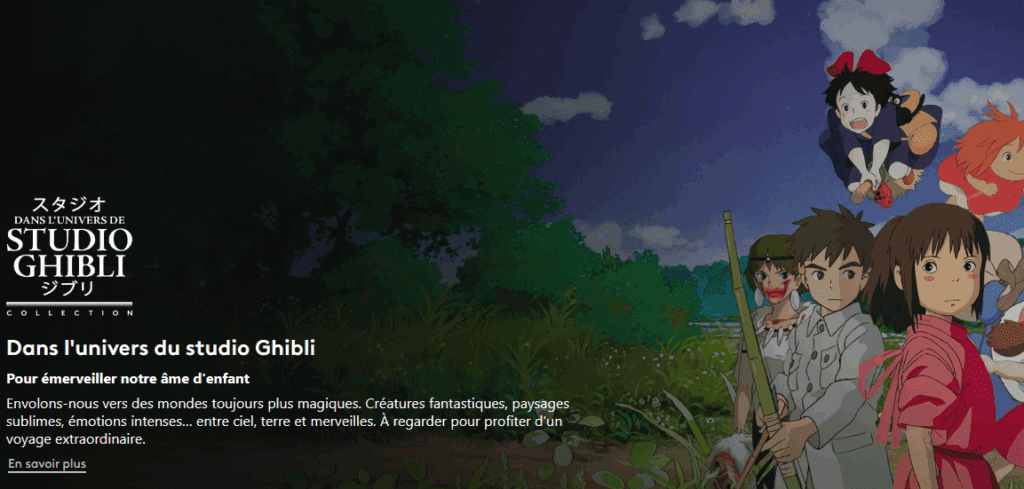 films Ghibli gratuits sur France TV