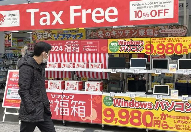 Détaxe au Japon change