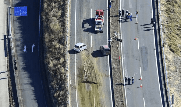 feuilles de thé entrainent un carambolage