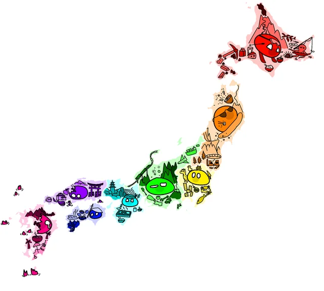 régions du Japon selon date exacte d’arrivée avril